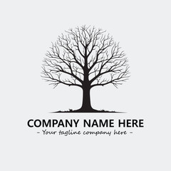 Obraz premium Tree Silhouette Logo Company Design Illustration Vector Graphic Image