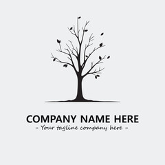 Obraz premium Tree Silhouette Logo Company Design Illustration Vector Graphic Image