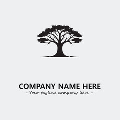 Obraz premium Tree Silhouette Logo Company Design Illustration Vector Graphic Image