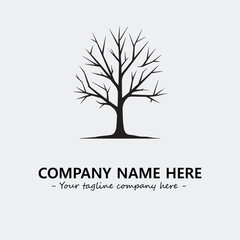 Fototapeta premium Tree Silhouette Logo Company Design Illustration Vector Graphic Image