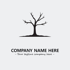 Tree Silhouette Logo Company Design Illustration Vector Graphic Image