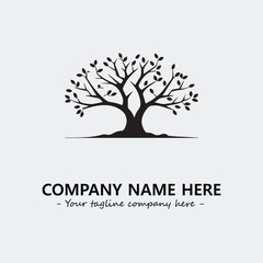 Obraz premium Tree Silhouette Logo Company Design Illustration Vector Graphic Image
