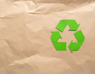 A vibrant green recall notice rests on a textured sheet of brown paper, showcasing its bold color contrast and emphasizing the importance of the message.