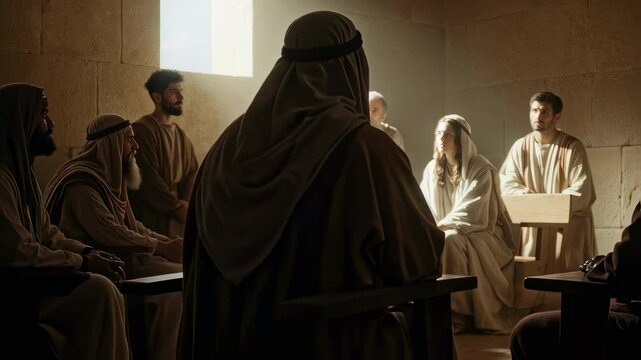 Apostle Peter preaches about the Resurrection of Jesus Christ, repentance, in Judea, Jerusalem.