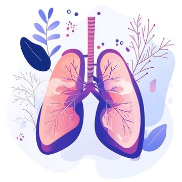 **Pulmonary System Under Stress Illustration Showing Changes During Respiratory Distress. --V 6.1 --S 50 --Raw** - @Darya (Relaxed) -# Create, Explore, And Organize On [Midjourney.Com](<Https://Midjou