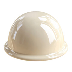 Fototapeta premium Cream-Colored Hard Hat Safety Gear 3D Render