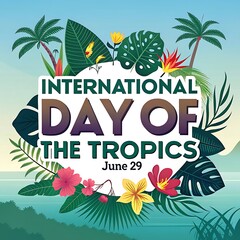 Obraz premium international day of the tropics