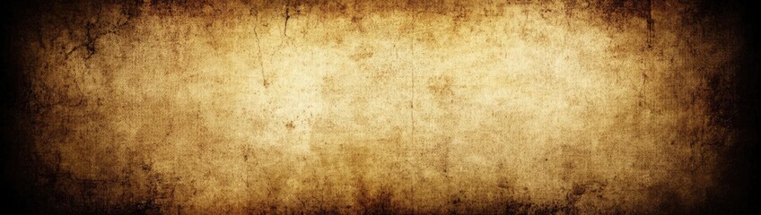 Obraz premium Aged parchment texture, warm brown tones, distressed background