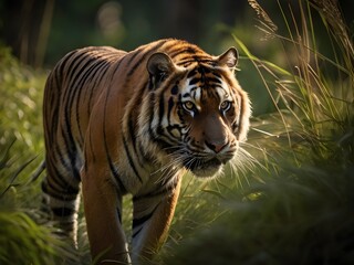 Naklejka premium tiger in the wild