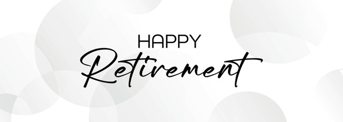 happy retirement text	
