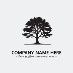 Obraz premium Tree Silhouette Logo Company Design Illustration Vector Graphic Image