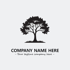 Obraz premium Tree Silhouette Logo Company Design Illustration Vector Graphic Image