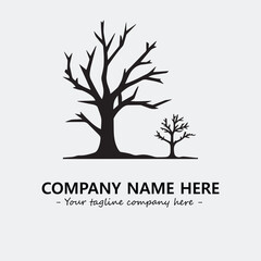 Obraz premium Tree Silhouette Logo Company Design Illustration Vector Graphic Image