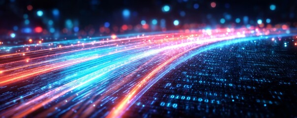 Digital Data Flow on a High-Speed Network