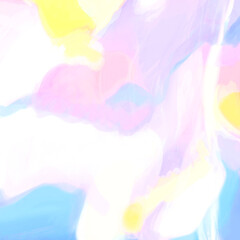 colorful nature  abstract background . playful digital painting. 