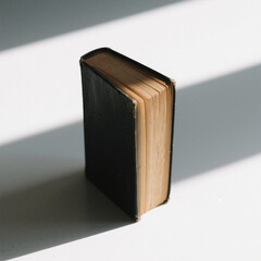 Old Book No writing on white background 