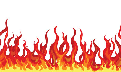 Background illustration of blazing fire