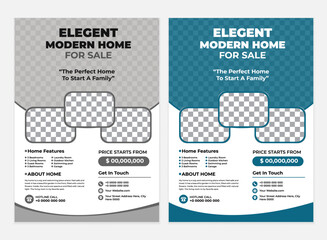 Creative Real estate flyer design