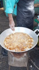 Chef Cooking Fried Chicken
