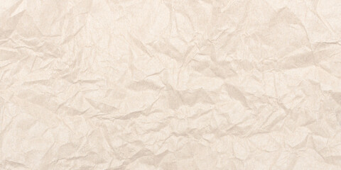Realistic Crumpled Torn Brown Paper Textured Background for Creative Design.