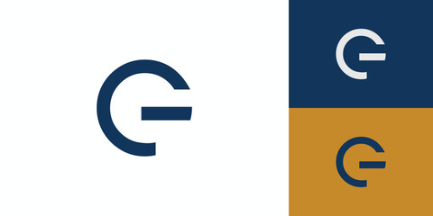 Modern and simple G logo design