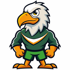 cartoon illustration of an eagle