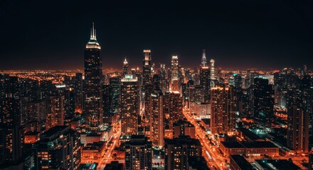 Obraz premium Cityscape at Night (1)