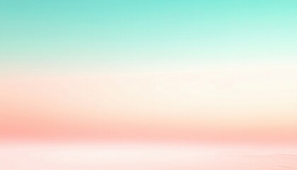 Naklejka premium Calm sunset horizon coastal beach abstract imagery serene atmosphere wide-angle view tranquility concept