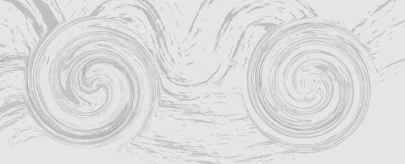 Vector gray line background curve element with white space for text and message design, overlapping layers, vector