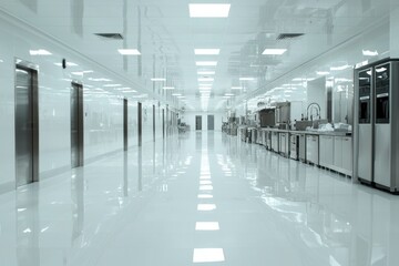Obraz premium Modern sterile hallway
