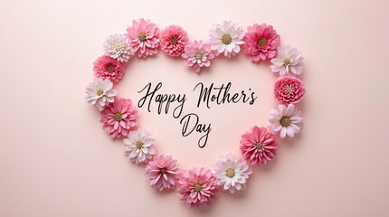 Floral Heart Banner for Mother&rsquo;s Day