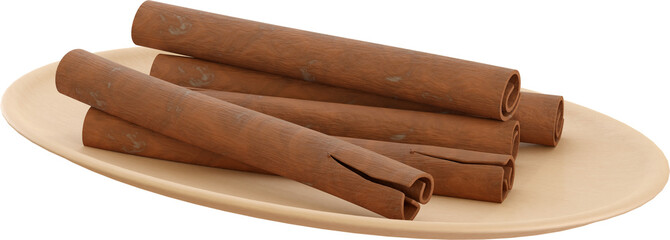 Cinnamon on a Plate