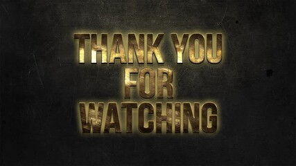 A Grateful Message to Viewers: Thank You for Watching Our Content