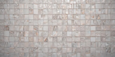 Obraz premium Subtle square mosaic, soft gradients, calming tones, minimalist aesthetic, depth, pastel, tranquil