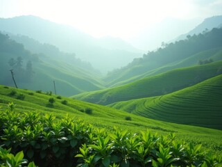 Tea plantations. Agro-industry
