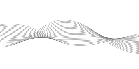  Abstract wave line for banner, wallpaper background with wave design.Abstract background with business lines.Dynamic flowing wave lines design element. Futuristic technology and sound wave pattern