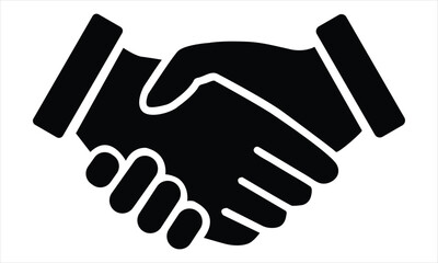 Obraz premium handshake vector illustration