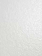 Close-up of White Styrofoam Texture for Background and Abstract Design
