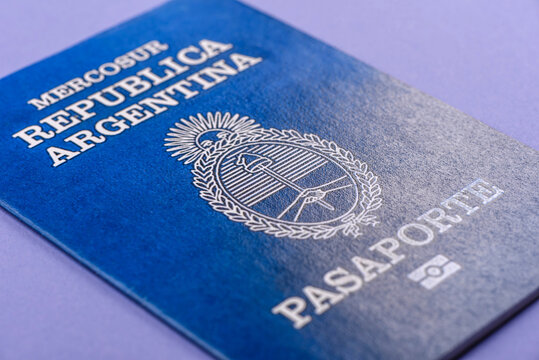 Argentine passport for travelling, flying and doing business. Argentina document