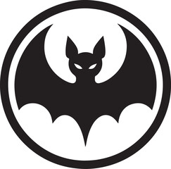 vector illustration of a halloween bat