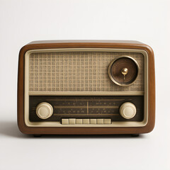 Vintage Wooden Radio