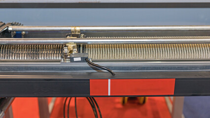 Wire Rope Hoist Lifting Device Equipment in Metal Workshop © markobe