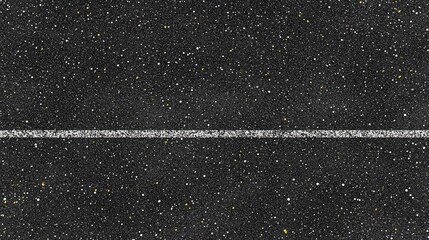 Fototapeta premium Abstract textured asphalt road surface with painted white line in urban environment