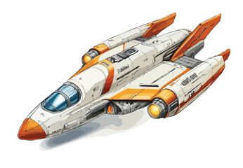 space craft vector art