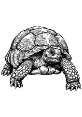 Realistic Turtle Drawing – Nature-Inspired Illustration