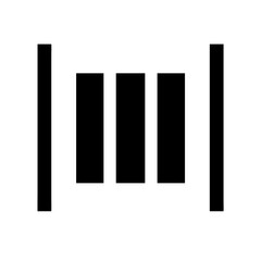 Barcode icon vector illustration