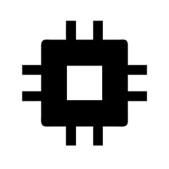 Chip icon vector illustration