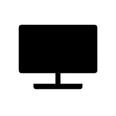 Display screen icon vector illustration
