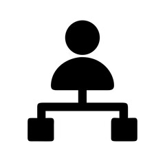 Team Leader Icon Vector Illustration