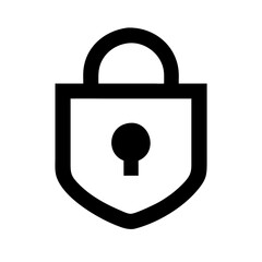 Security icon vector illustration for protection and safety